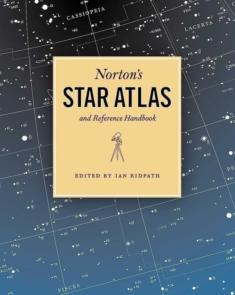 Norton's Star Atlas and Reference Handbook 20th Edition by Ian Ridpath 8800 Stars Charts