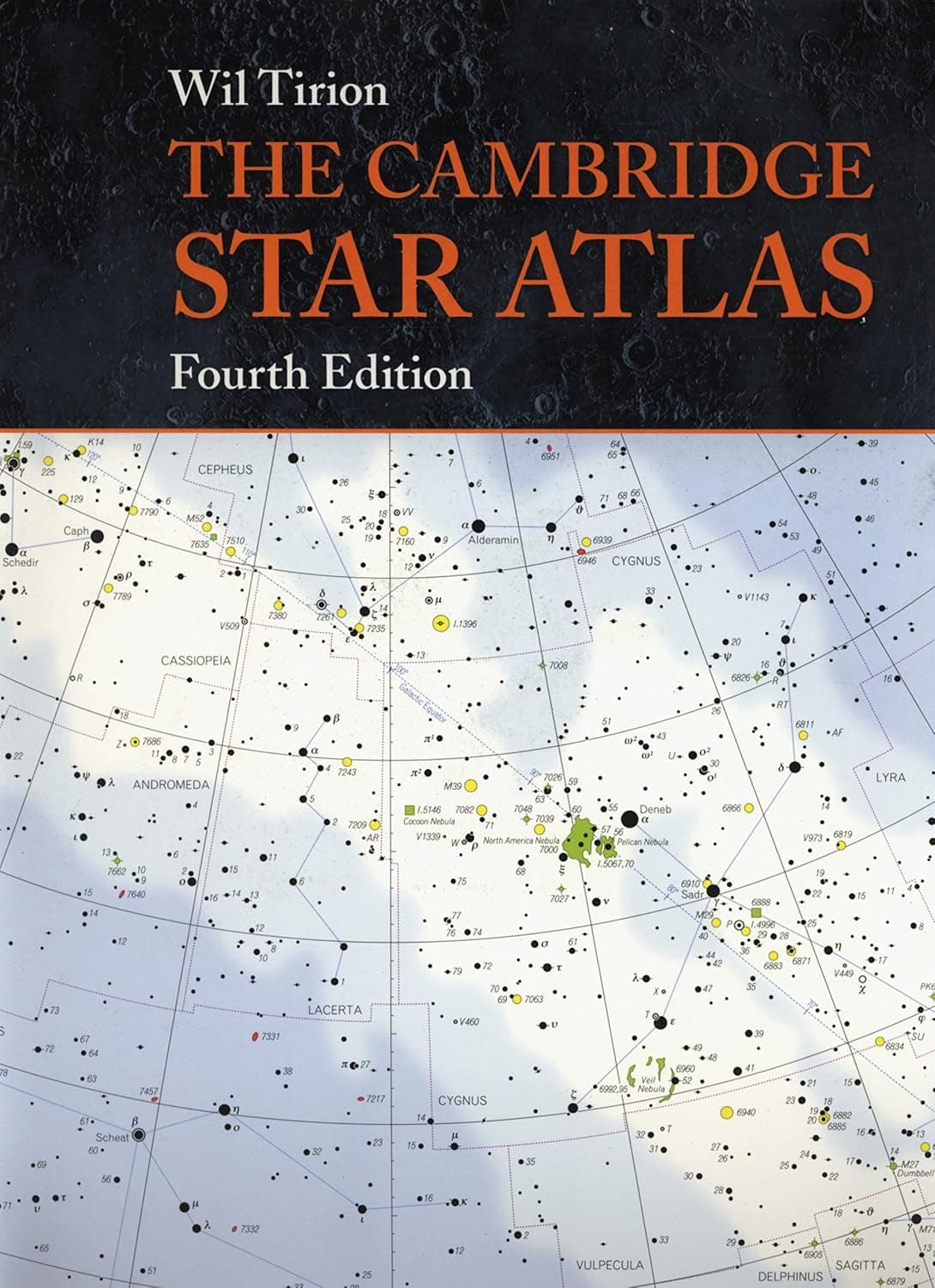 The Cambridge Star Atlas by Wil Tirion Monthly Sky Charts Whole Sky in 20 Overlapping Charts