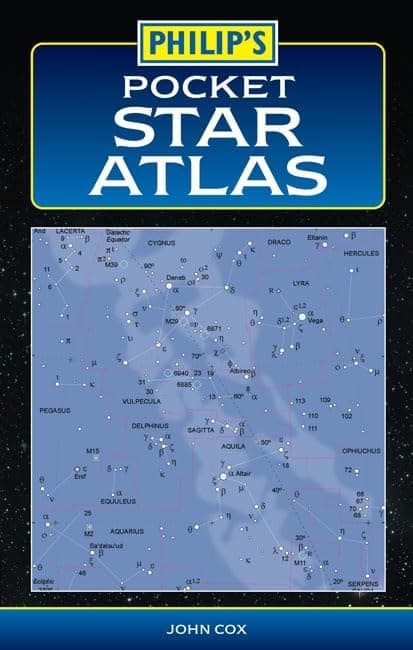 Philip's Pocket Star Atlas by John Cox 16 Maps Stars to Magnitude 5.5 Naked-Eye Astronomy