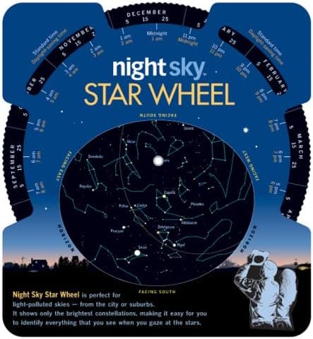 Night Sky Star Wheel by Sky Publishing Planisphere Rotating Constellation Finder for Any Night