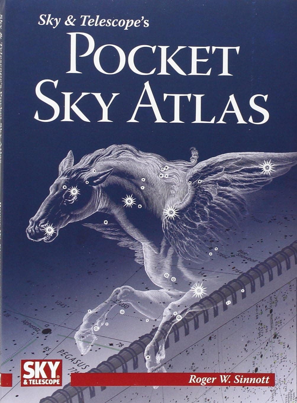 Sky and Telescope's Pocket Sky Atlas by Roger W. Sinnott Spiral-Bound 80 Charts 1500 Deep-Sky Objects
