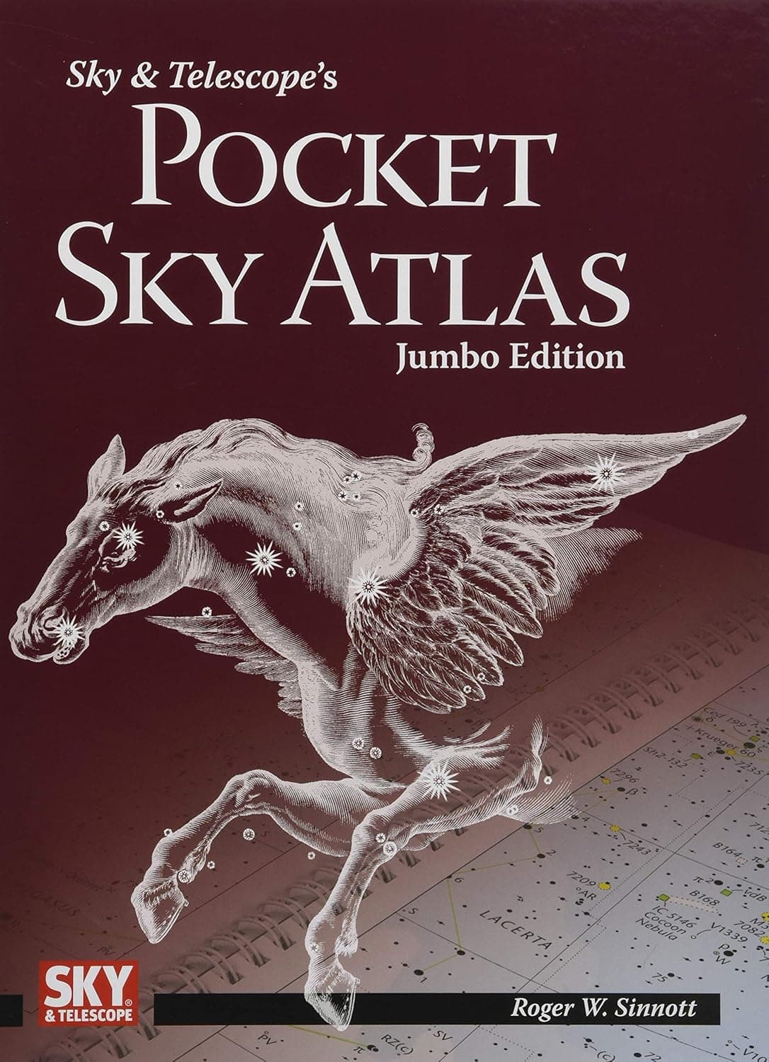 Sky and Telescope's Pocket Sky Atlas Jumbo Edition Roger W. Sinnott Spiral Larger Format Star Charts