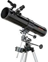 Celestron FirstScope 76EQ 76mm Reflector Telescope, Newtonian Reflector with Equatorial Mount for Beginners