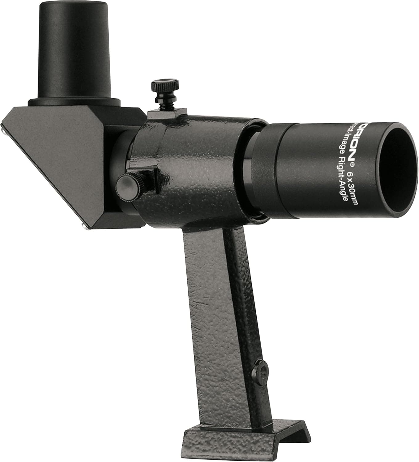 Orion 7211 Black 6x30 Right-Angle Correct-Image Finder Scope for Astronomy Telescope with Bracket