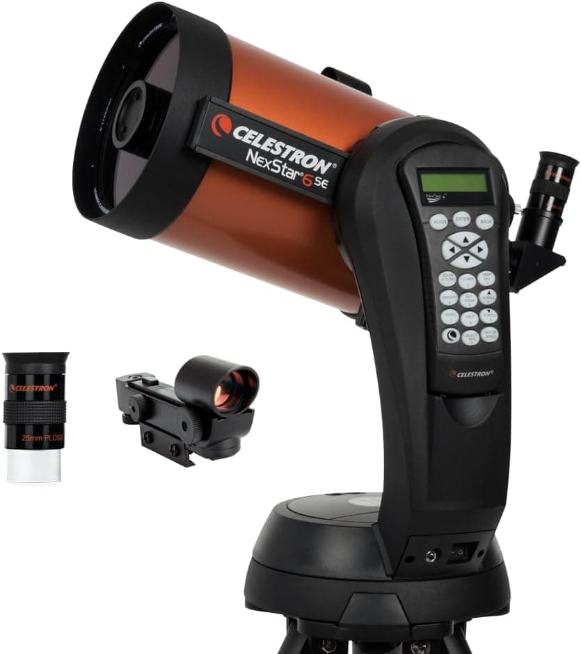 Celestron NexStar 6SE Computerized Telescope, 6-Inch Schmidt-Cassegrain, Automated GoTo Mount with SkyAlign