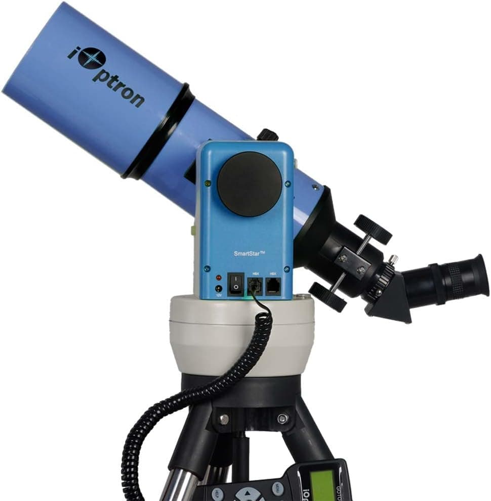 iOptron SmartStar-A-R80 8602B GPS Computerized Telescope with Dual AltAz/EQ Mount Astro Blue