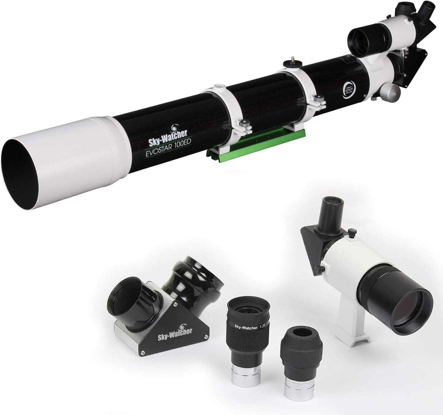 Sky-Watcher EvoStar 100 APO Doublet Refractor - Compact Portable Optical Tube for Astrophotography & Visual