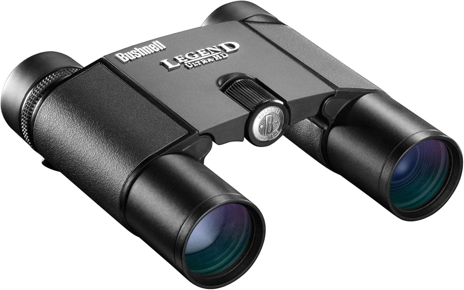 Bushnell Legend Ultra HD 10x25 Compact Folding Roof Prism Binoculars, Black