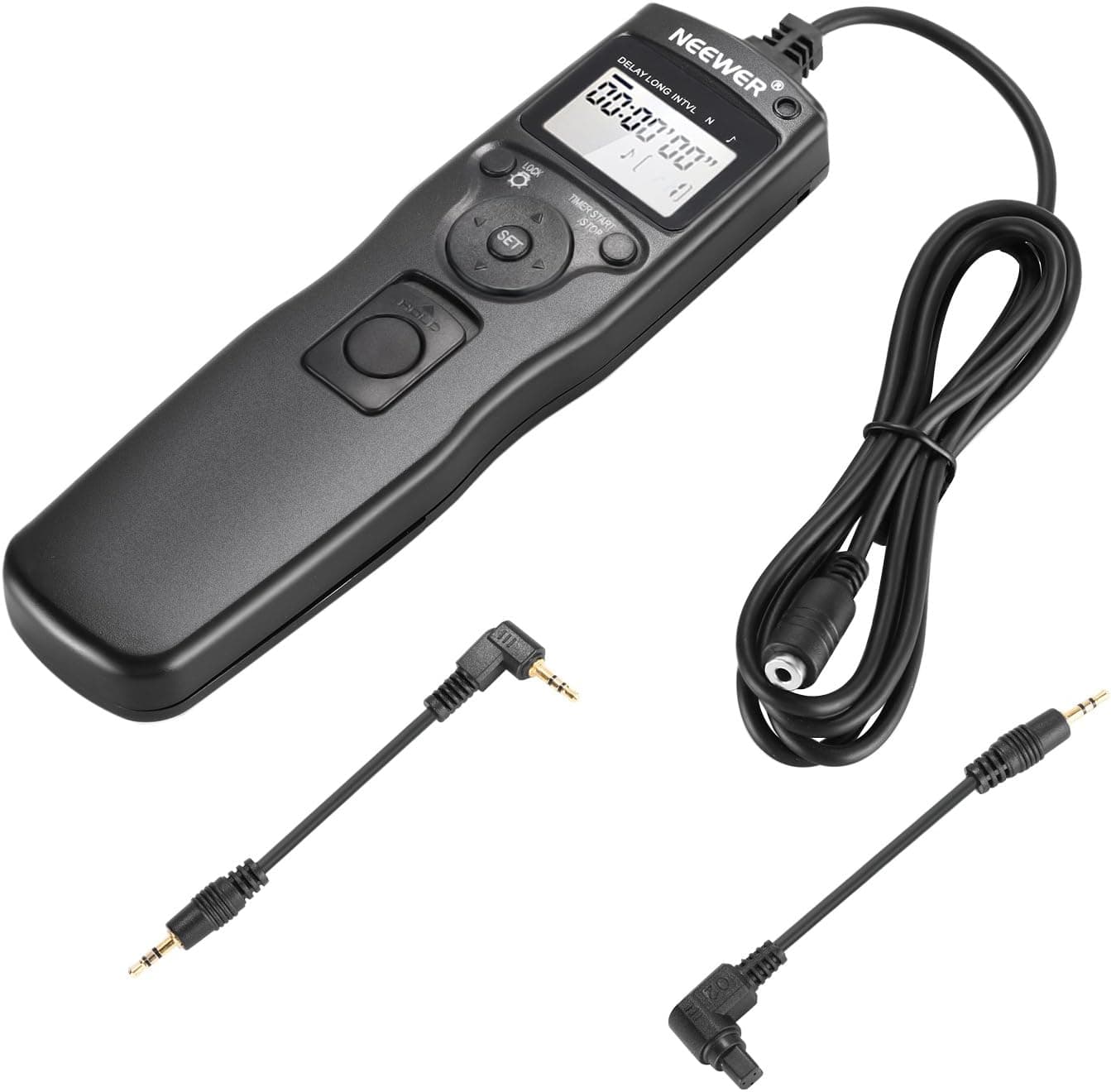 Neewer Shutter Release Timer Remote Intervalometer Cord for Canon EOS 550D 60D 600D 500D 1100D 50D