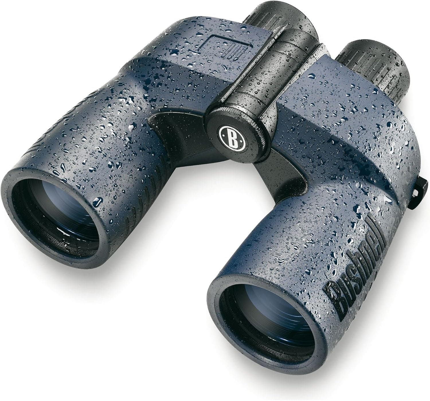 Bushnell Marine 7x50mm Porro Prism Waterproof Binoculars with Digital Compass and Tilt, Blue