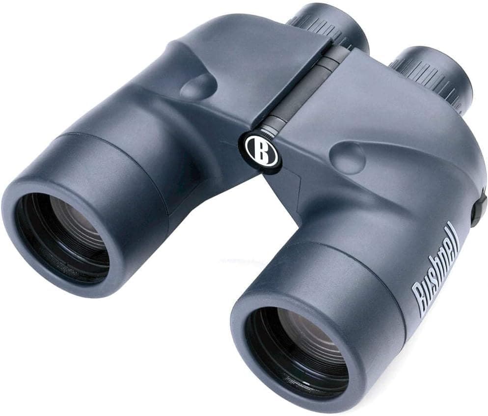 Bushnell 137501 Marine 7x50mm Waterproof Binoculars Without Compass for Boating and Sailing