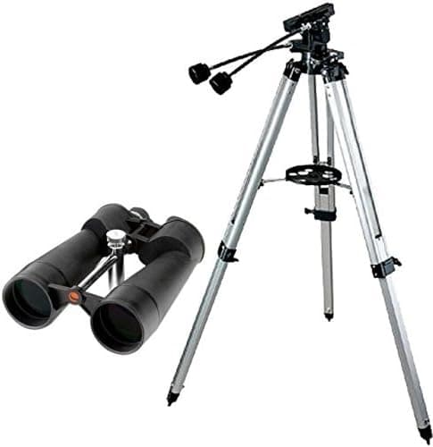 Celestron 20x80 SkyMaster Giant Binoculars with Heavy Duty Alt-Azimuth Tripod for Astronomy