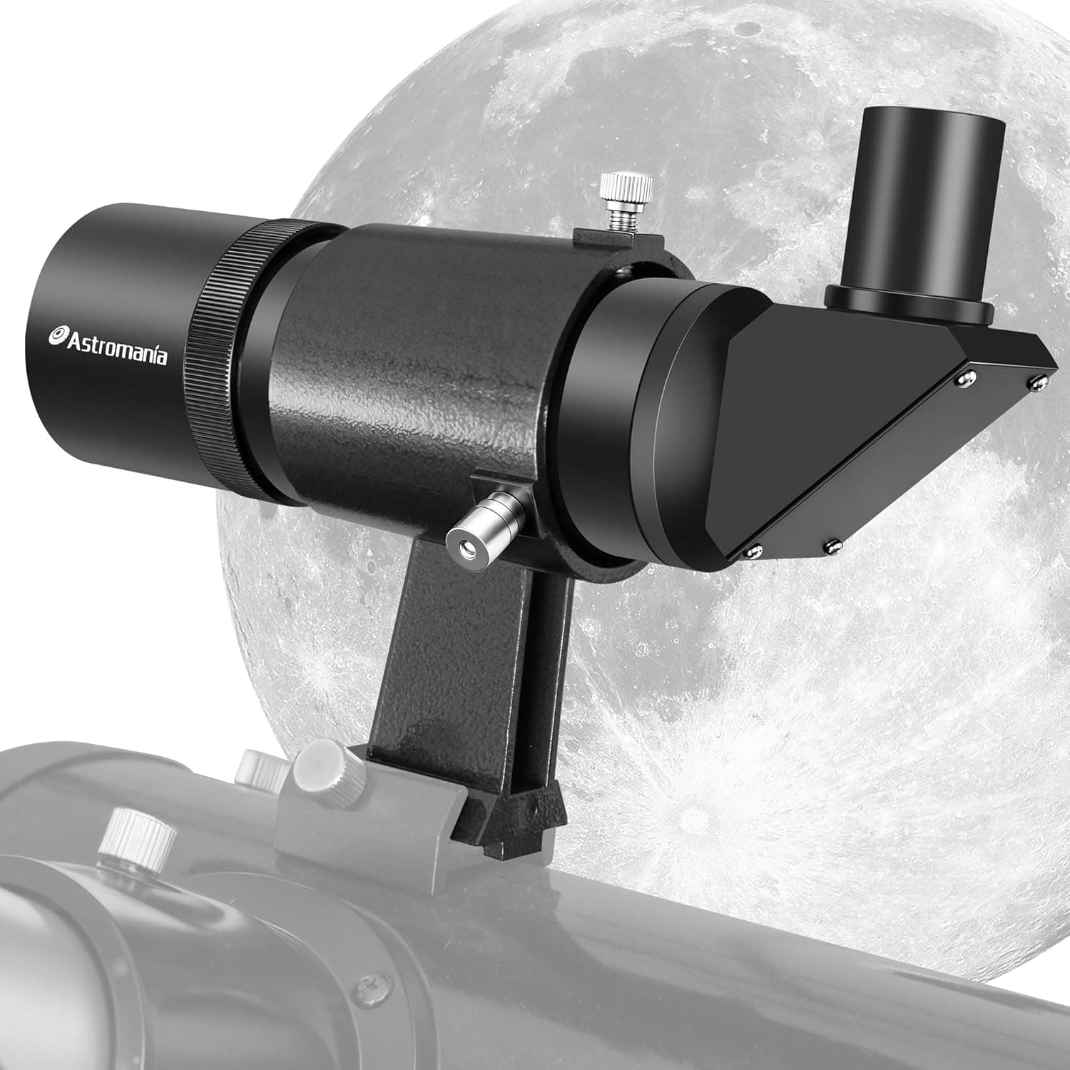 Astromania Finder Scope 9x50 Right Angle Correct Image Optical Telescope Finder Multi-Coated Crosshair Bracket