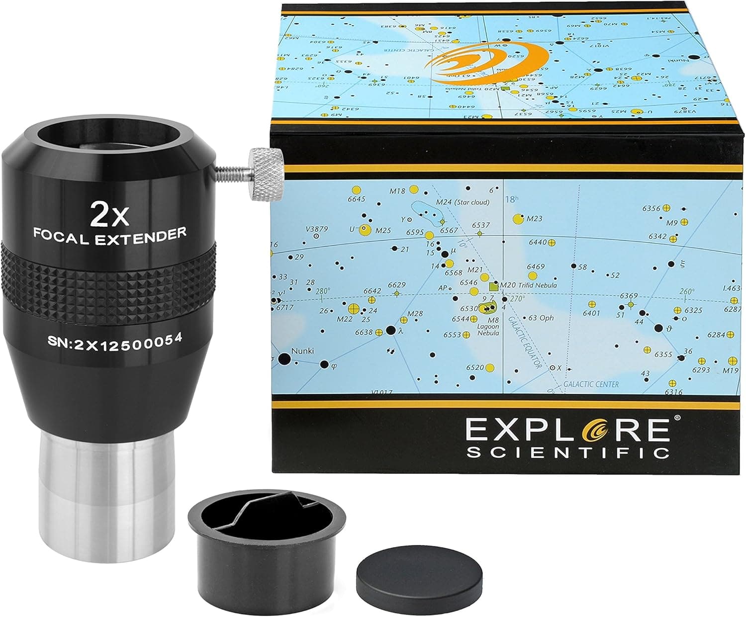 Explore Scientific Focal Extender Barlow Lens to Increase Focal Length for Telescopes