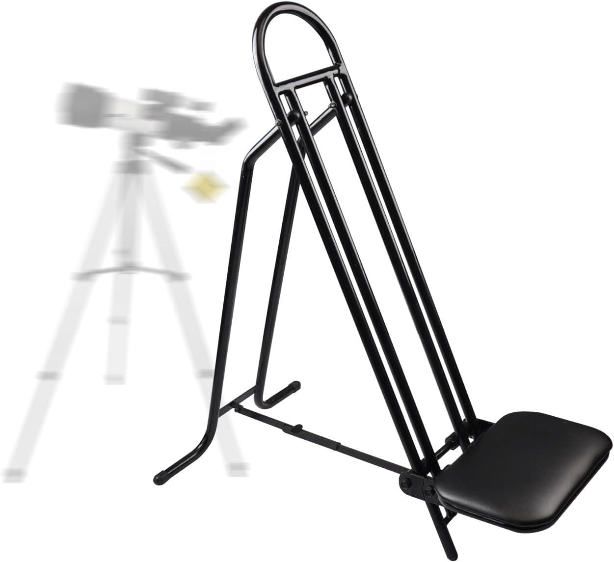 Solomark Astronomy Viewing Chair, Ergonomic Adjustable Worker Seat/Chair, Metal, Black
