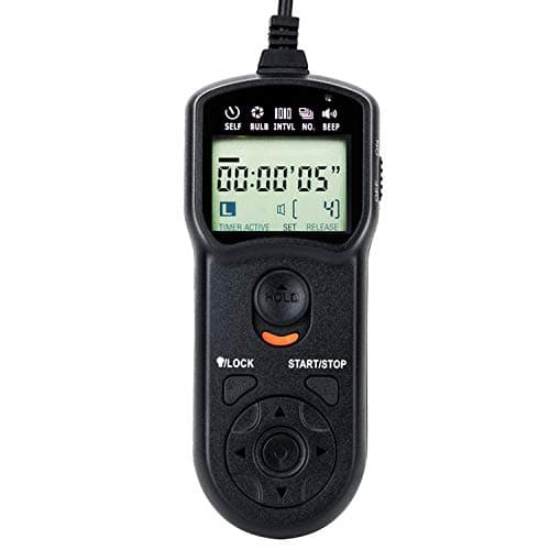 JJC Intervalometer Timer Remote for Canon EOS Rebel T6 T7 T8i T7i 90D 80D