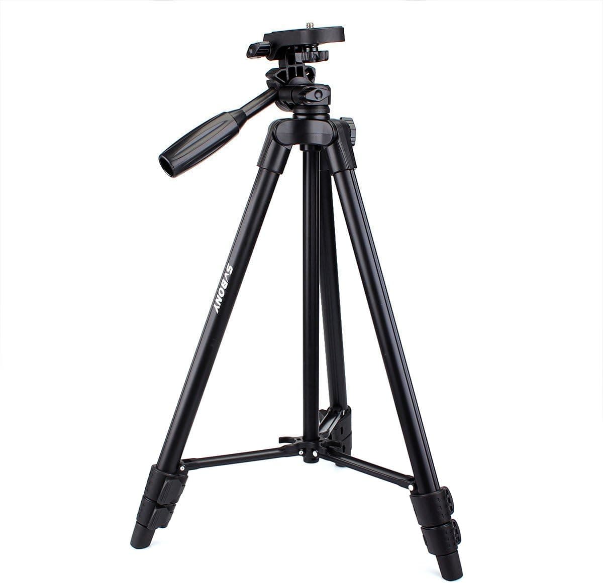SVBONY Spotting Scope Tripod 49 inch Travel Portable Aluminum Lightweight Telescope Accessory