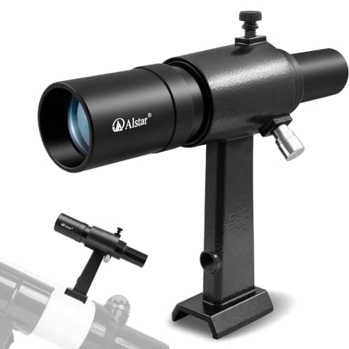 Alstar Finder Scope, 6x30 Correct-Image Optical FinderScope for Telescope