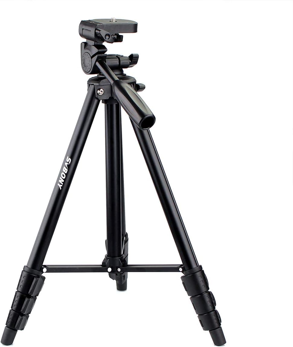 SVBONY SV101 Spotting Scope Tripod 54 inch Aluminum Alloy Portable Anti-Skid Telescope Tripod