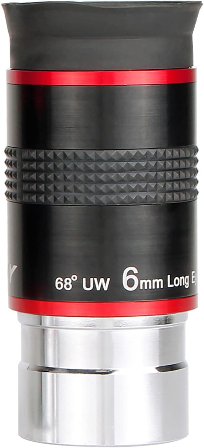 SVBONY 68 Degree Ultra Wide Angle Eyepiece 6mm High Definition Fully Coated for Planetary