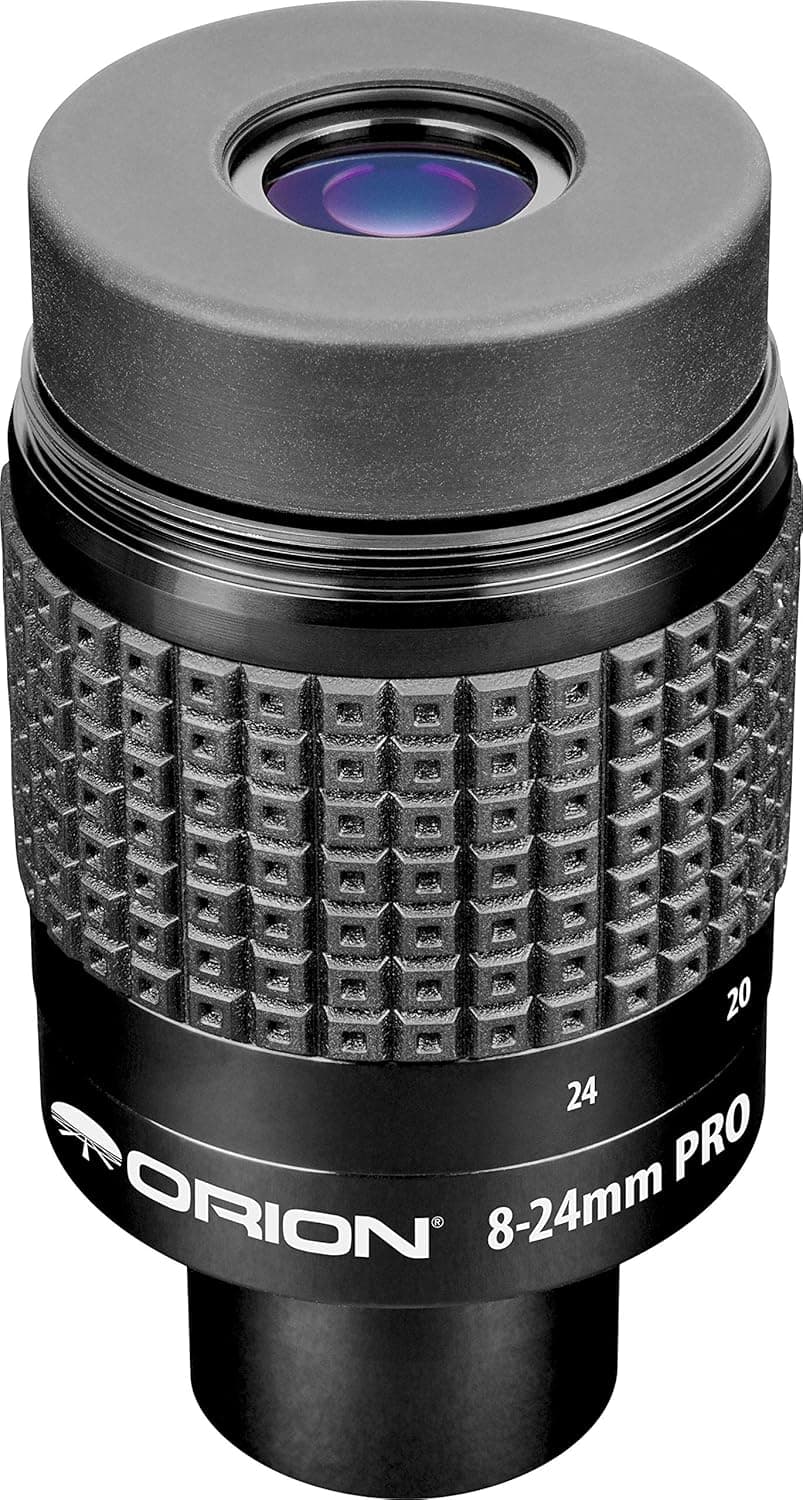 Orion 8-24mm Pro Lanthanum Zoom Eyepiece 1.25 inch for Telescope Variable Magnification