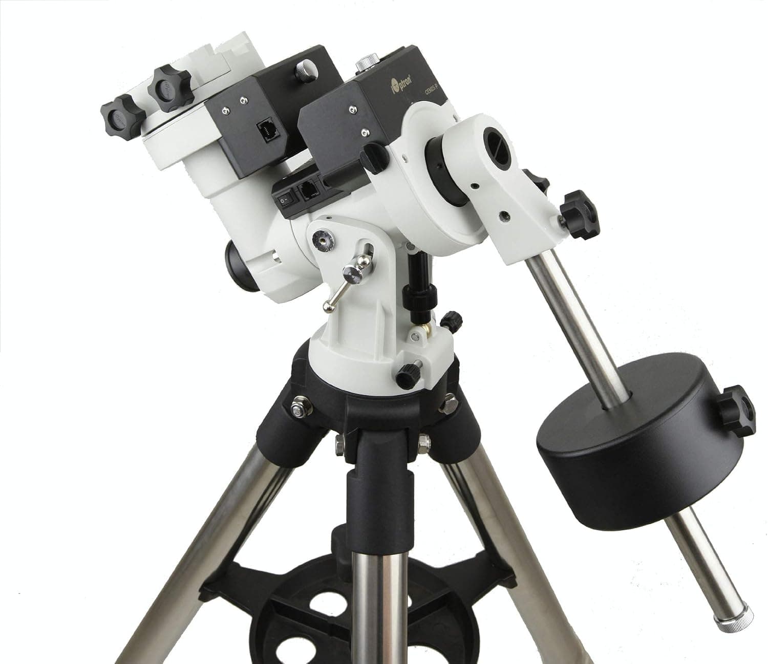 iOptron CEM25P Center Balance Mount Precision Tracking Equatorial Mount White 7100P 27lb Payload