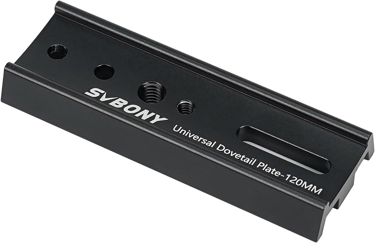 SVBONY SV219 Dovetail Mount Plate 120mm 4.72 inch Universal Compatible with Vixen Dovetail Saddles
