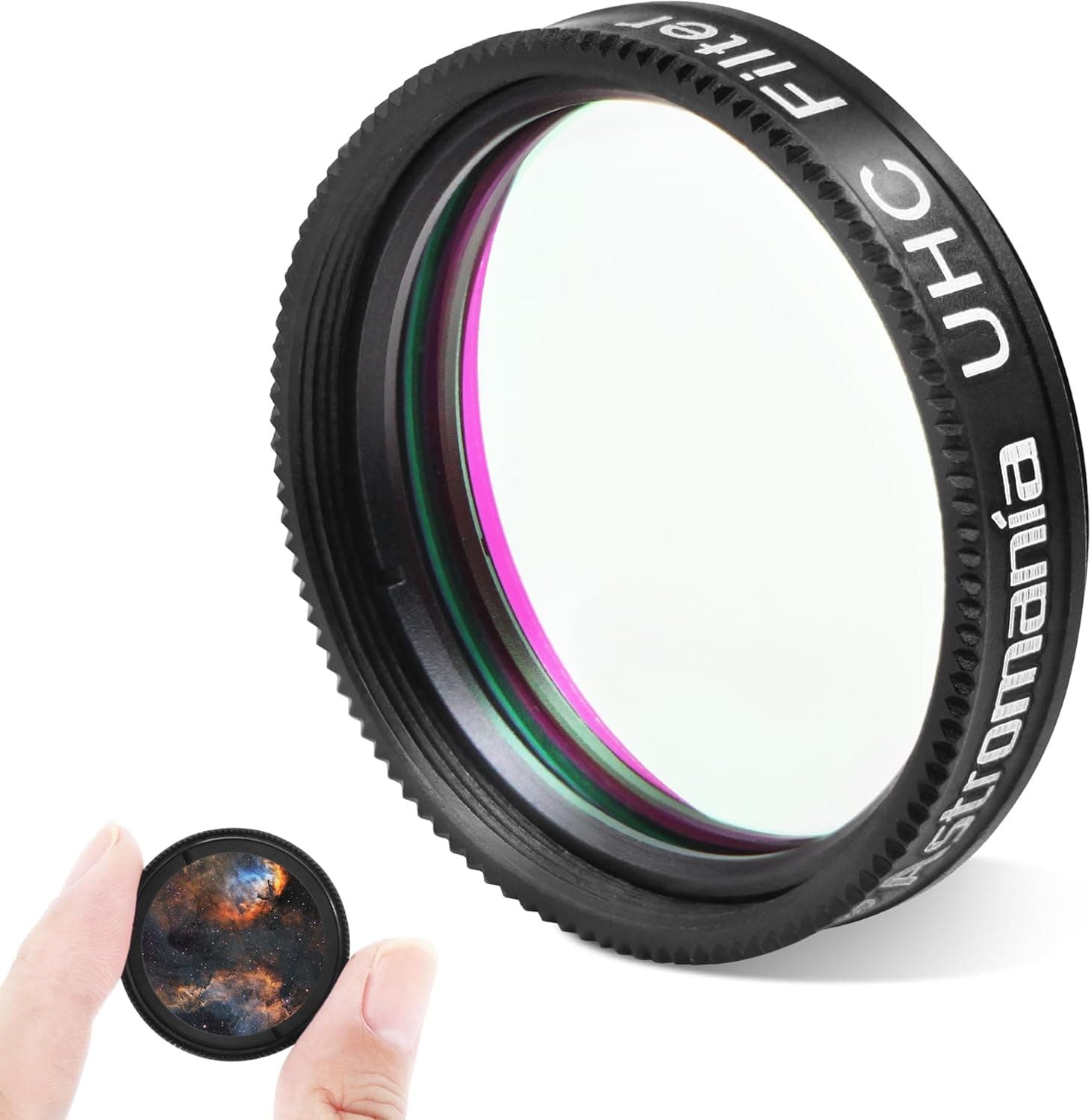 Astromania Telescope UHC Filter 1.25 Inch Improve Image Contrast Reduce Light Pollution Nebula Filter Orion Swan