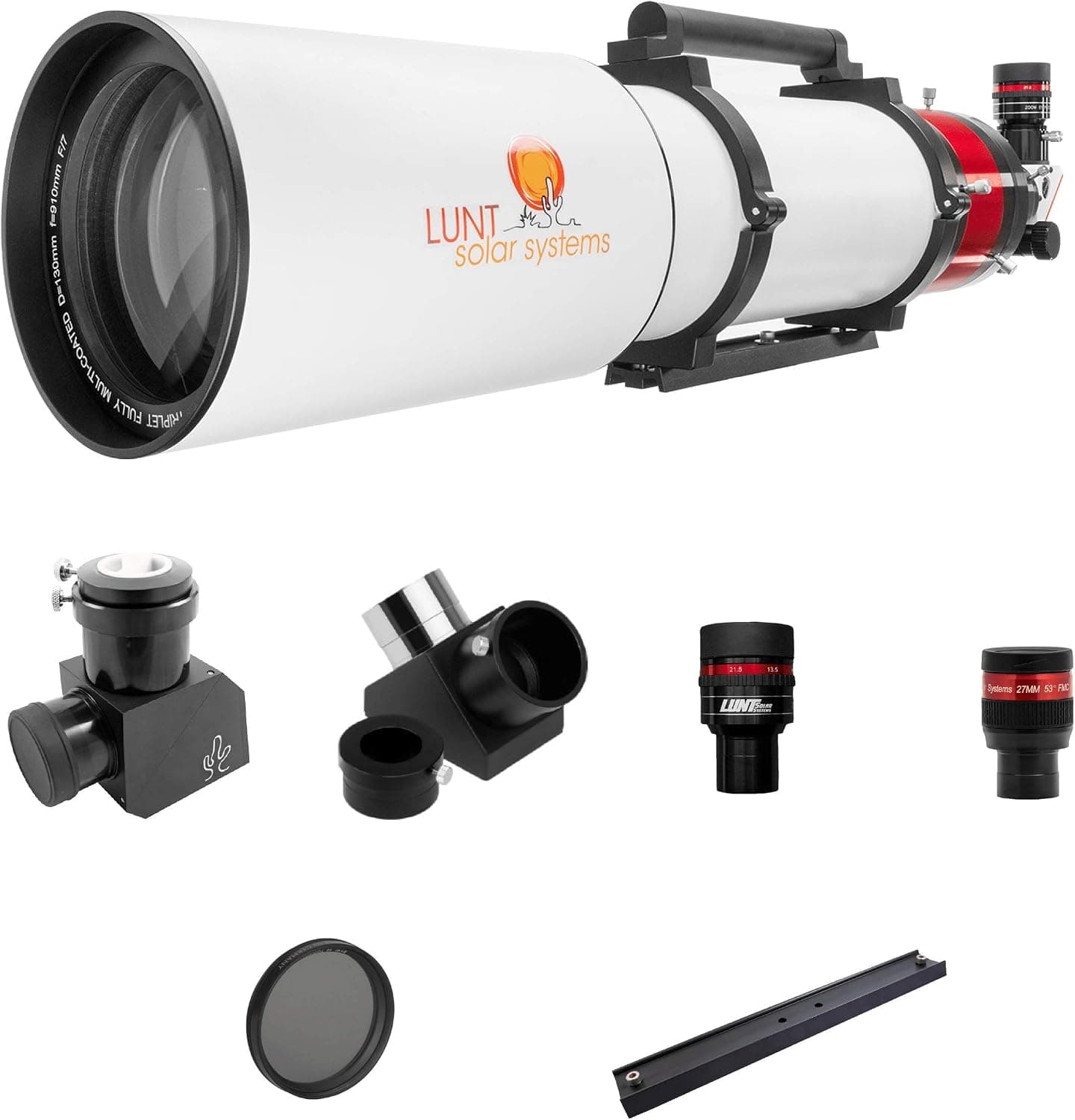 Lunt Solar Systems LS130MT Day and Night Modular Professional Telescope - 130mm Aperture Refractor Astronomy Kit