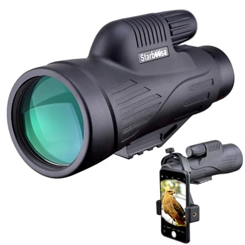 Starboosa 12x50 High Definition Monocular Telescope with Smartphone Holder