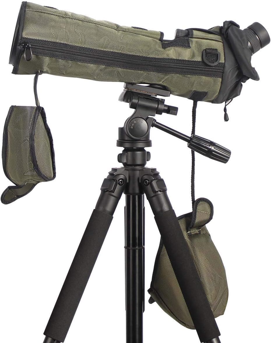 Gosky 20-60x80 Spotting Scope with Tripod, Carrying Bag and Smartphone Adapter for Bird Watching
