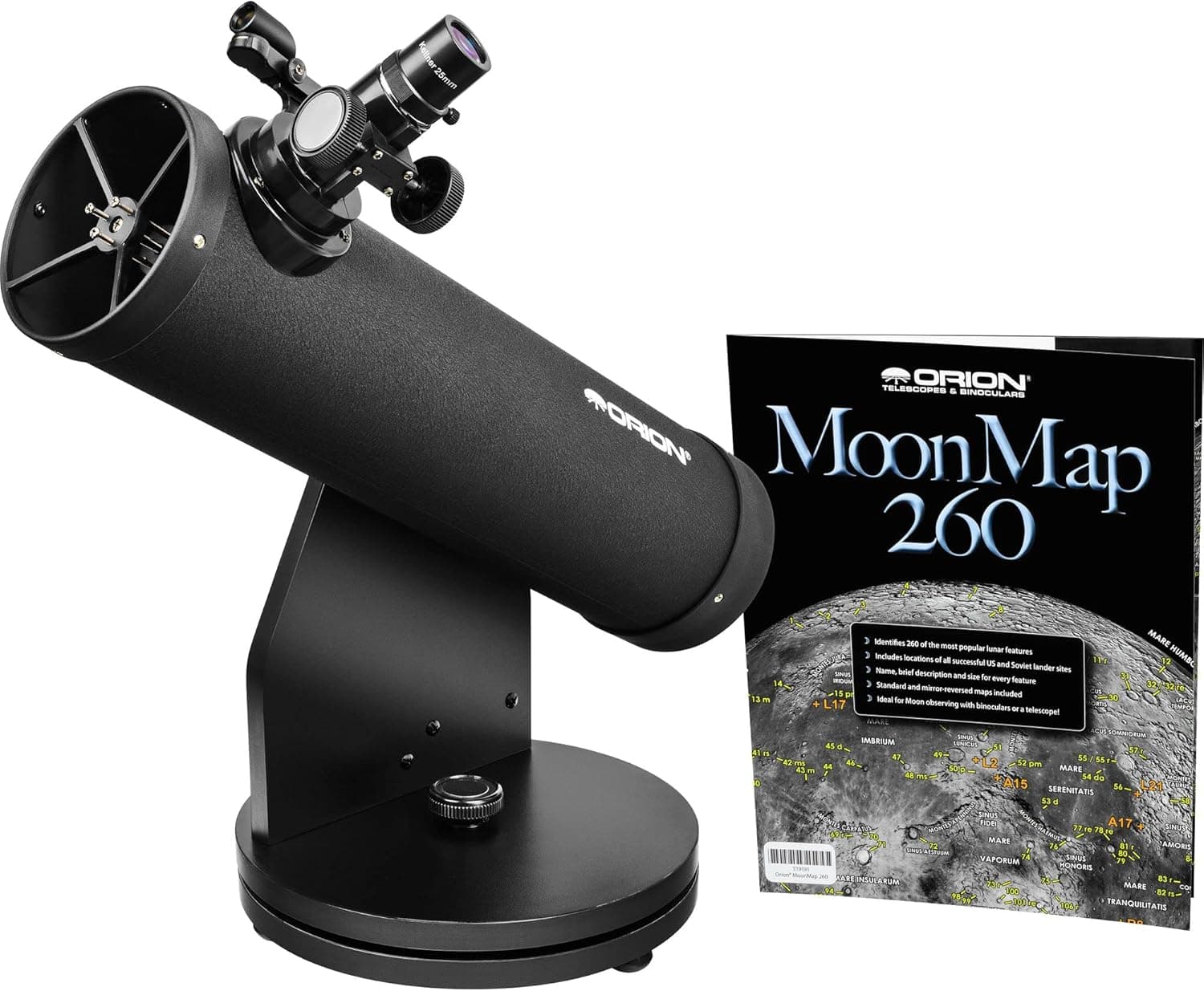 Orion SkyScanner BL102mm Tabletop Reflector Telescope for Adults & Families - Portable Beginner Scope