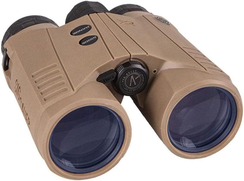 Sig Sauer KILO10K-ABS HD 10x42mm Waterproof Ballistic FDE Laser Rangefinder Binoculars SOK10K11