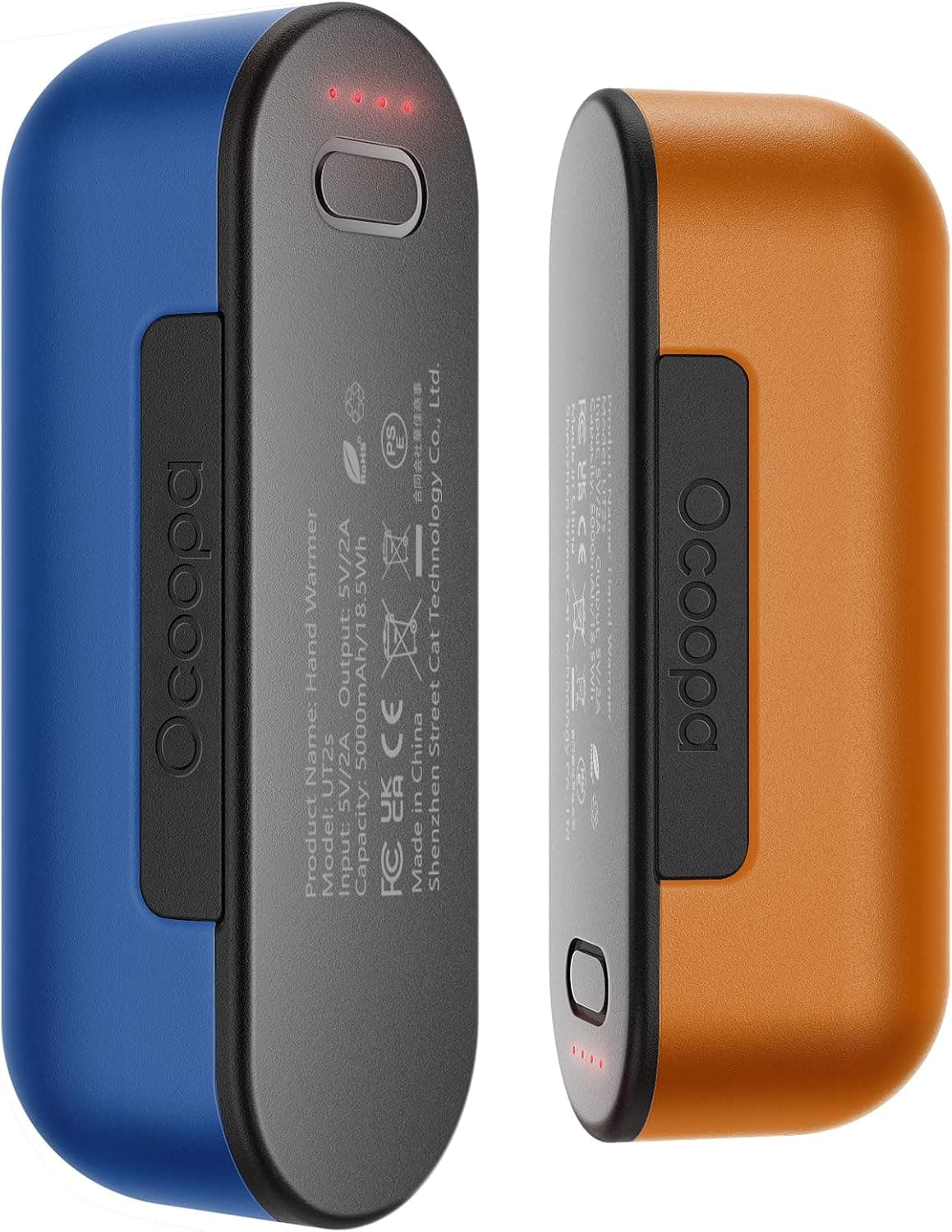 OCOOPA Hand Warmers Rechargeable 2 Pack Magnetic Electric 4 Levels Heat 136F USB-C 10000mAh UT2s