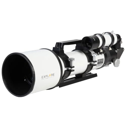 Explore Scientific AR102 102mm f/6.5 Achromatic Refractor Telescope | 102mm aperture with air-spaced doublet and two-speed focuser for stargazing, astrophotography and educational outreach