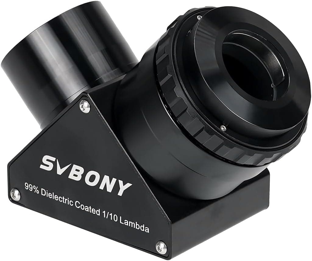 SVBONY SV223 90 Degree Diagonal Mirror 99% Reflective Dielectric Star Diagonal 2 inch with 1.25 Adapter
