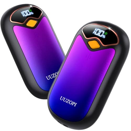 Hand Warmers Rechargeable - Magnetic Electric Hand Warmers 2 Pack, LED Display, 4 Settings Fast Heating Reusable Portable Heater Handwarmers for Golf Hunting Camping Essentials, Gifts for Men Women