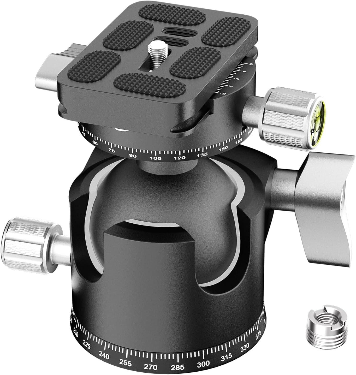 EMART Low Profile Tripod Ball Head 44mm Panorama with 1/4 inch Arca Swiss QR Plate 44 lb Load