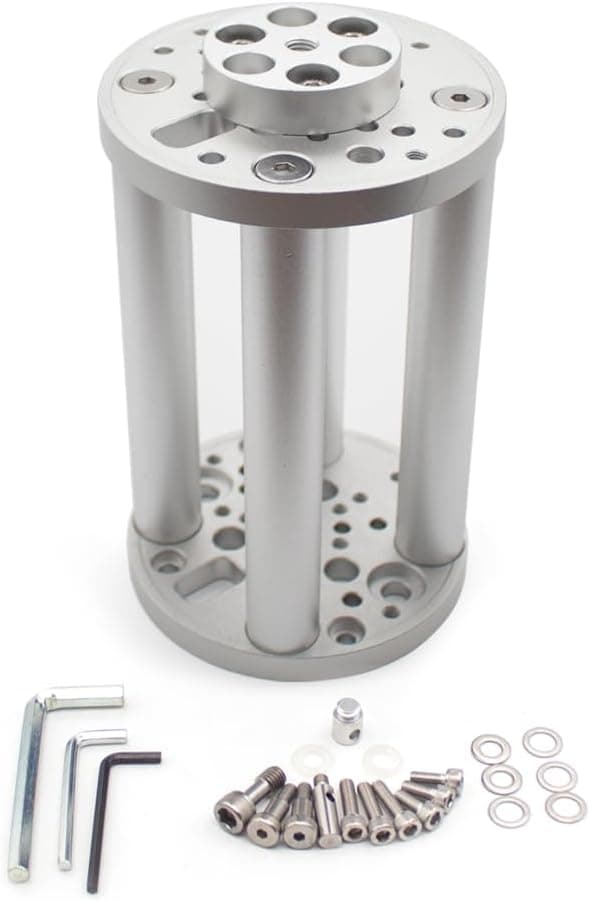 iDili Telescope Equatorial Mount Extension Column TC40 Universal Riser for EQ3 EQ5 EQ6 Silver