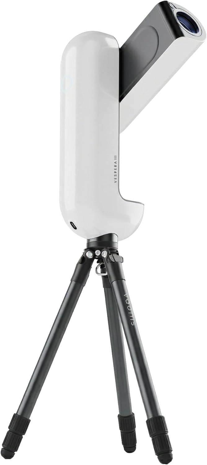 Vaonis Vespera 3 Smart Telescope - Auto-Tracking, Live Stacking, 11h Battery, 115GB Storage, Aluminium Tripod