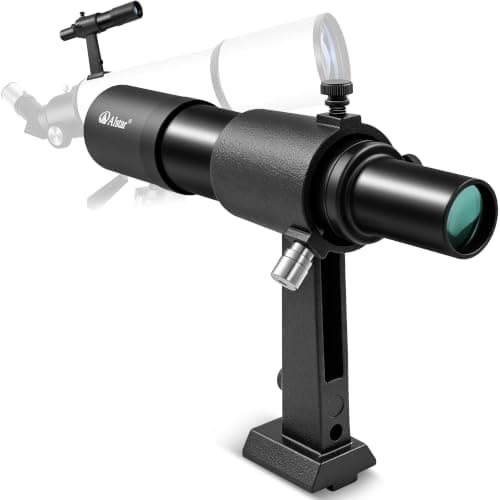 Alstar Finder Scope, FMC Achromatic FinderScope Metal for Telescope, 6x30mm